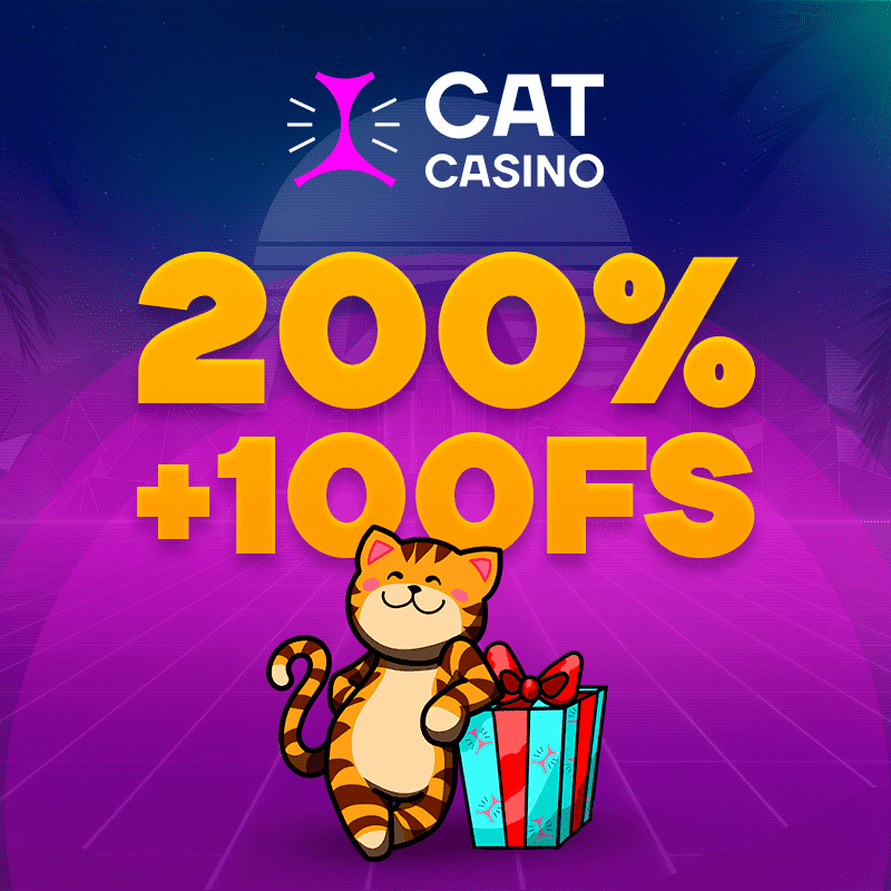 Ловите 375% + 150 FS приветственный бонус в CatCasino (применяются Условия Соглашения)