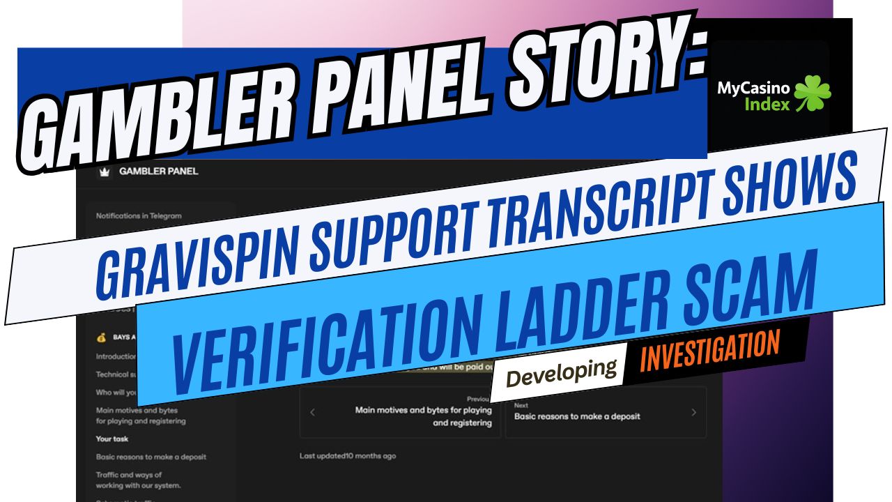 Gravispin Support Transcript Exposes Verification Ladder Scam Used by “Interstorm N.V.” Footprint Casinos