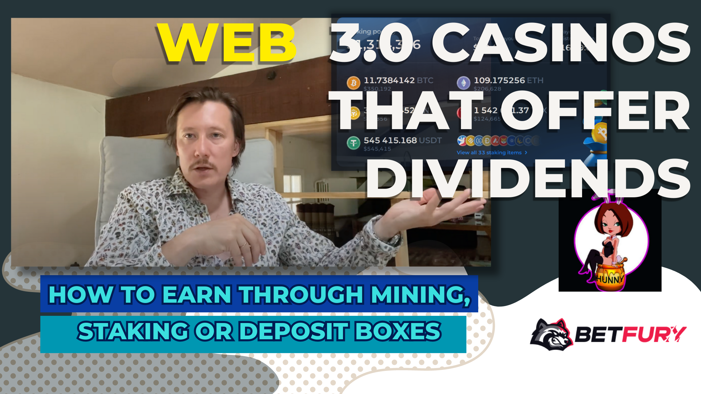 Web 3.0 casinos offering dividends logotype