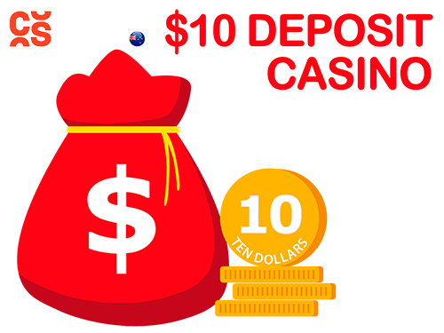10 deposit bonus logotype